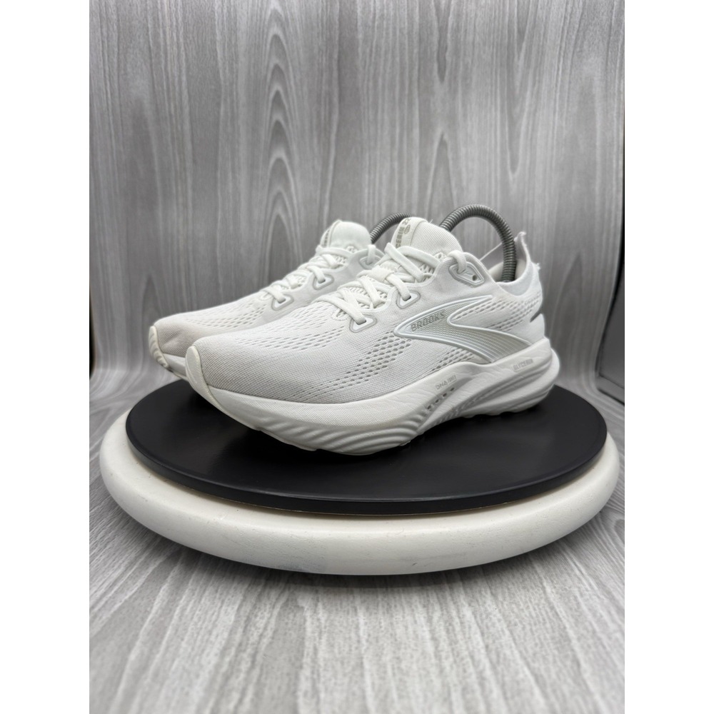 Brooks Glycerin 22 Womens Size 7 White Grey Road Running Shoes 1204341B-151